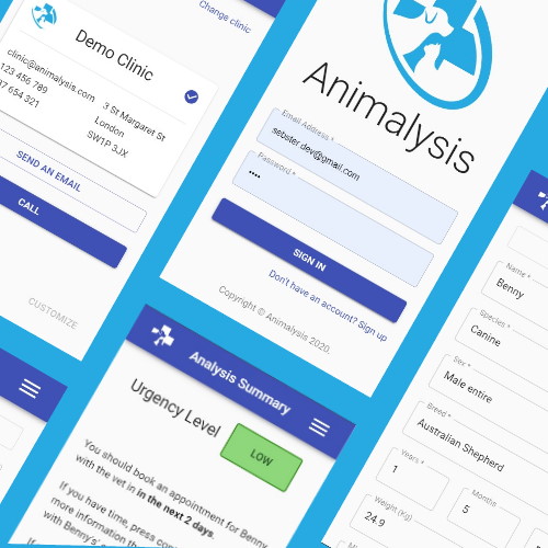 Screenshot of Vet Clinic Management System