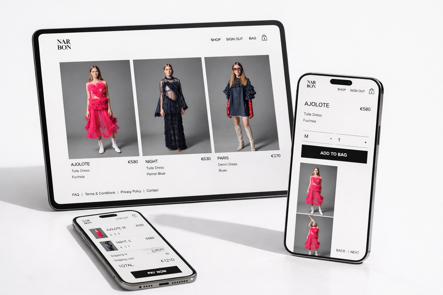 Screenshot of E-Commerce Progressive Web App