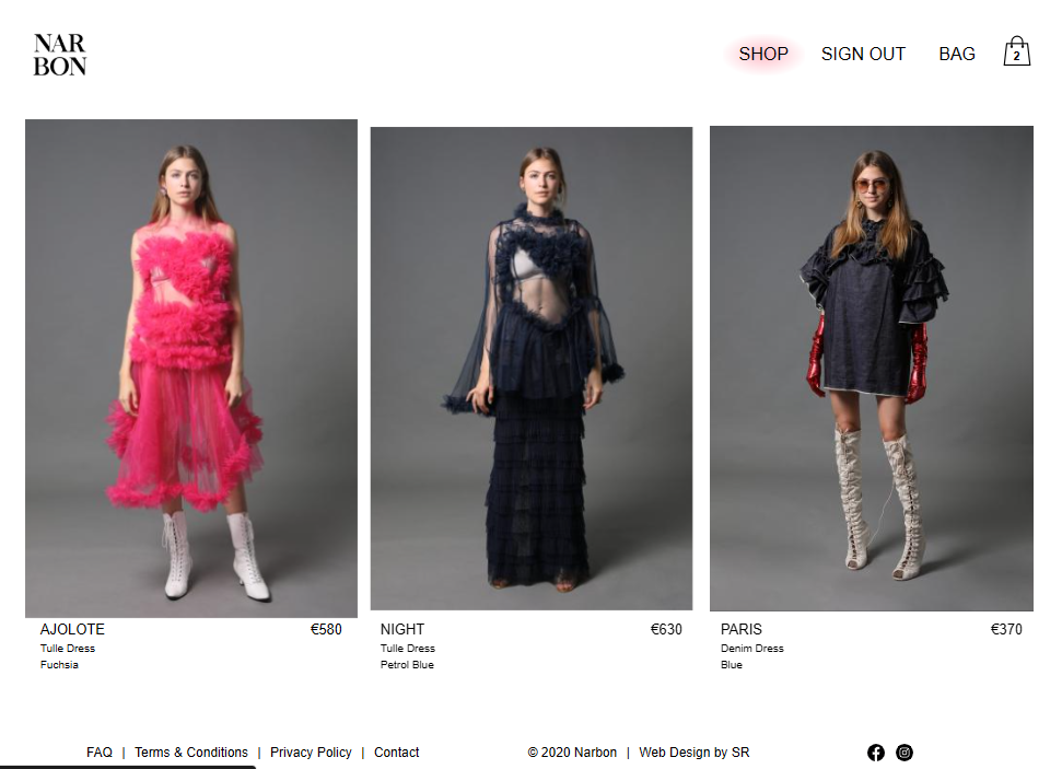 Screenshot of E-Commerce Progressive Web App